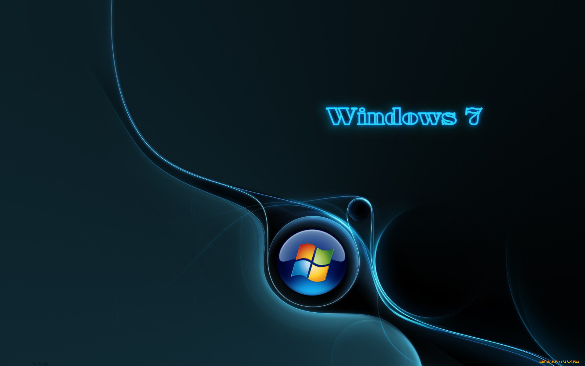 Обои Компьютеры Windows 7 (Vienna), обои для рабочего стола, фотографии  компьютеры, windows, vienna, логотип, фон Обои для рабочего стола, скачать  обои картинки заставки на рабочий стол.